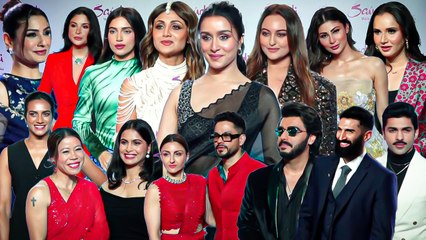 Spectacular Saudi Event: Shraddha Kapoor, PV Sindhu, Shilpa Shetty, Raveena T, Manu Bhaker & Others