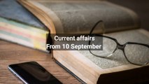 Curren Affairs from 10 September to 20 September 2024. #gk #currentaffairs #currentaffairstoday