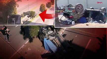 İzmir’de alt geçide düşen otomobildeki 3 kişi hayatını kaybetti