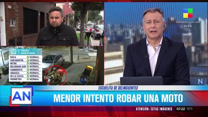 Boulogne: un menor de 10 años intentó robar una moto