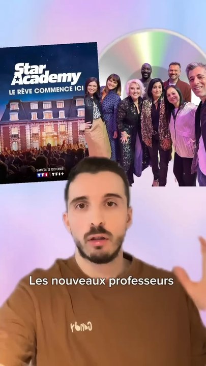 Les nouveaux professeurs de la Star Academy ont été révélés ‍ - Vidéo ...