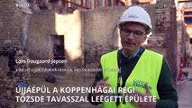 Elkezdődött a tavasszal leégett, többszáz éves koppenhágai tőzsdeépület újjáépítése