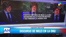 Javier Milei acusa a la ONU de ser socialista y violar derechos humanos