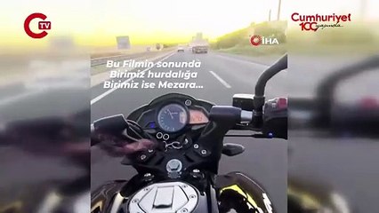 'Birimiz hurdalığa birimiz de mezara' paylaşımı yapan genç, kazada hayatını kaybetti