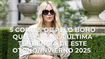 5 cortes de pelo boho que siguen la última tendencia de este otoño/invierno 2025