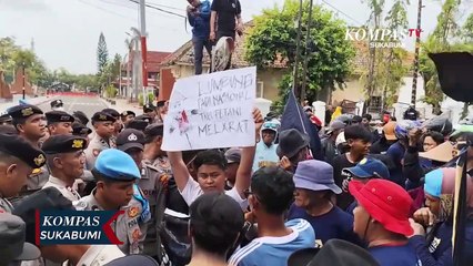 Demo Petani Di Pendopo Bupati Berujung Ricuh