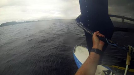 Windsurfing Crash Aug 24 - Trim post crash