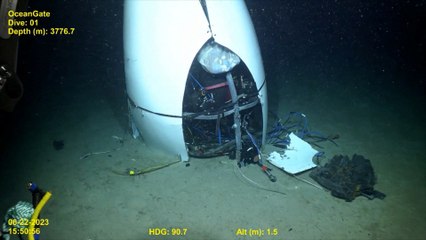 Los restos del Titán y las declaraciones de OceanGate