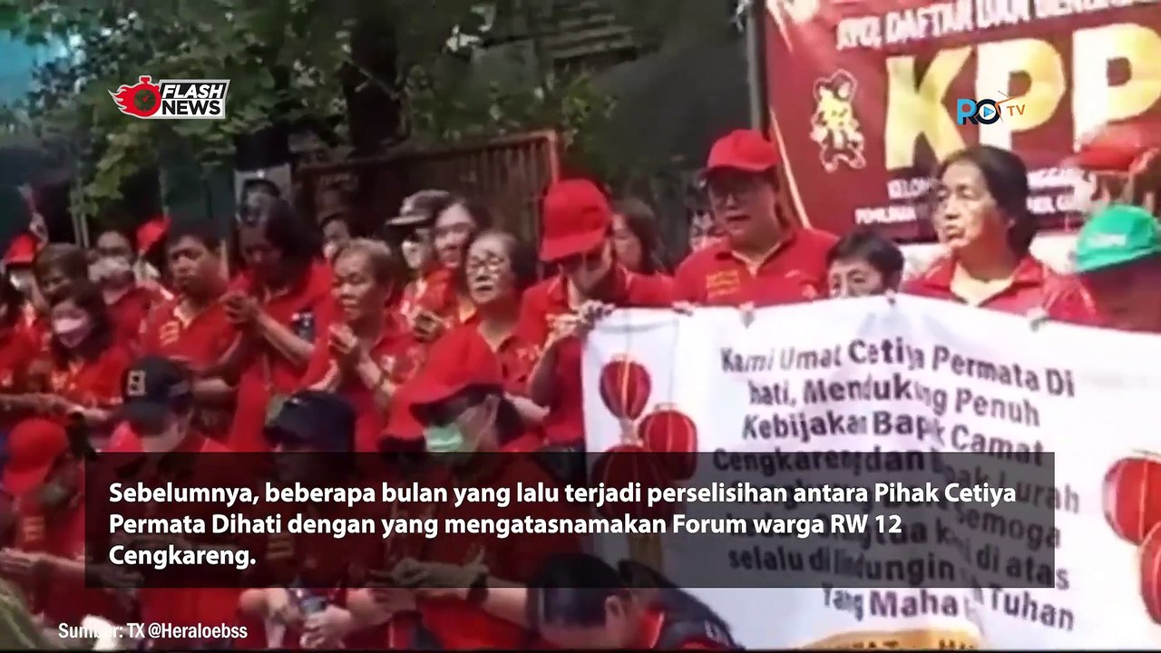 Umat Cetiya Permata Dihati Memohon Agar Vihara Tidak Ditutup