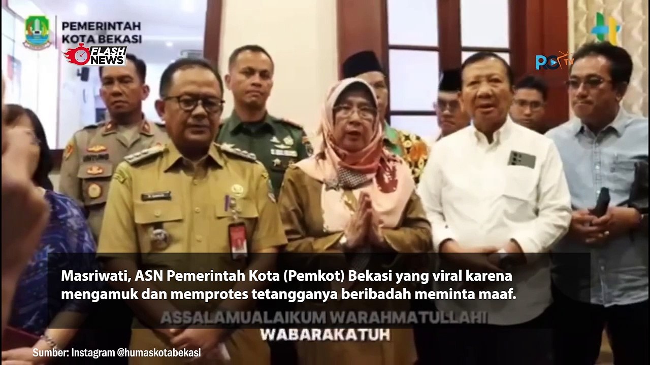 ASN Pemkot Bekasi yang Viral Larang Tetangganya Beribadah Akhirnya Minta Maaf