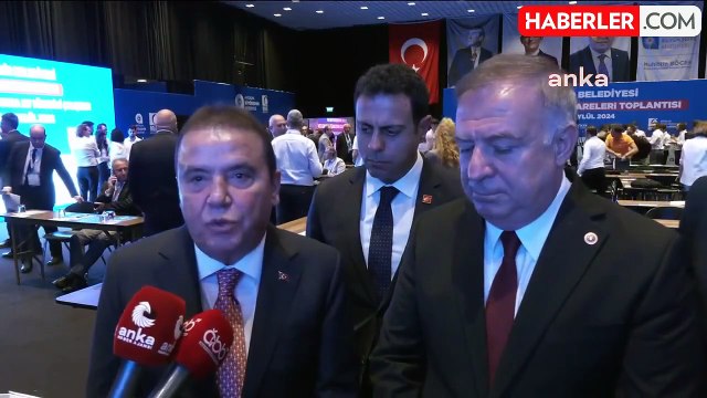 Antalya Büyükşehir Belediye Başkanı Böcek'ten İmamoğlu'na Destek