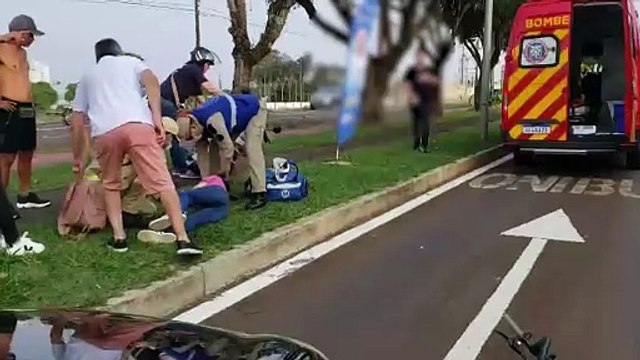 Adolescente fica ferida ao ter patinete elétrico atingido por Renault Clio no bairro São Cristóvão