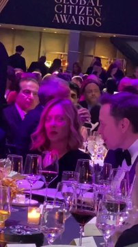 Elon Musk and Giorgia Meloni the Atlantic Council’s Global Citizen Awards in New York