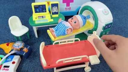 ASMR Satisfying unboxing plastic Hospital kits toys*, baby Relaxing video.