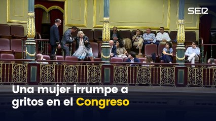 Una mujer interrumpe el pleno en el Congreso: "Nos estáis matando"
