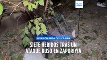 Siete heridos en un ataque ruso a la ciudad ucraniana de Zaporiyia