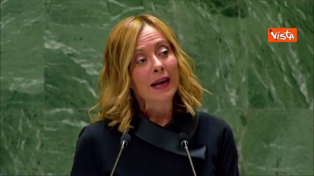 Meloni all'Onu cita Falcone e Borsellino: Usiamo loro metodo per combattere trafficanti di migranti