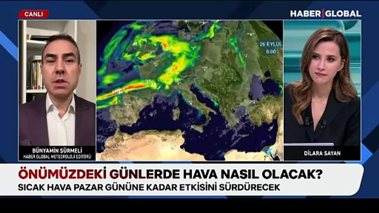 Sıcaklıklar pazartesi gününe kadar kalacak! Meteoroloji Editörü Bünyamin Sürmeli anlattı