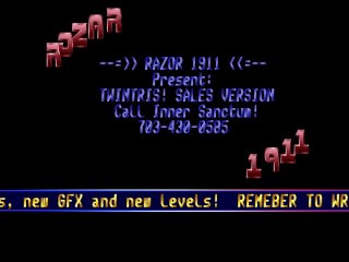 Amiga Cracktro - Twintris by Razor 1911