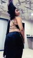Sexy Indian girl in black saree