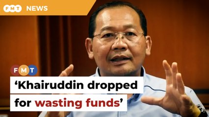 Khairuddin removed as J-Kom chief for wasting funds, source claims