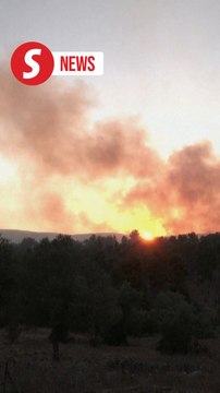 Houses and buildings in northern Israel struck by Hezbollah rocker barrage