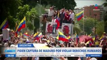 La justicia de Argentina ordenó el arresto de Nicolás Maduro