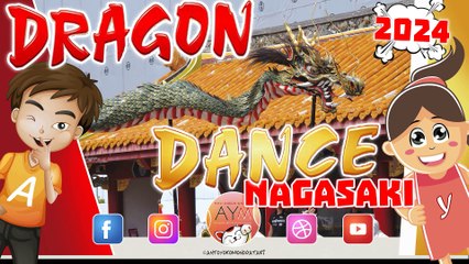  Dragon Dance in Confucius Shrine museum Nagasaki & Chanpon Museum / Nagasaki Settlement Festival