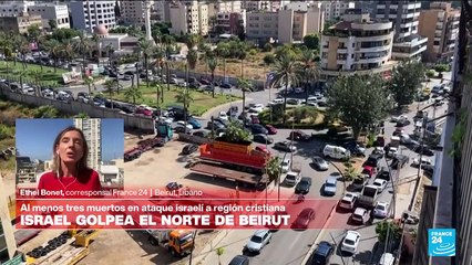 Informe desde Beirut: al menos tres libaneses muertos en ataque israelí a región cristiana