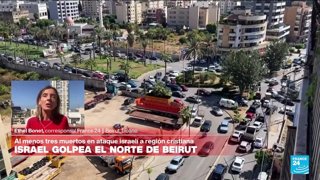 Informe desde Beirut: al menos tres libaneses muertos en ataque israelí a región cristiana