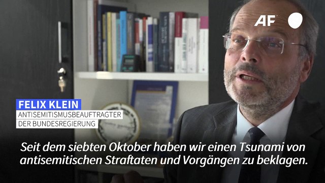 Antisemitismusbeauftragter Klein beklagt Tsunami an Antisemitismus seit 7. Oktober