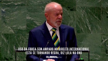 Uso da força sem amparo no direito internacional está se tornando regra, diz Lula na ONU