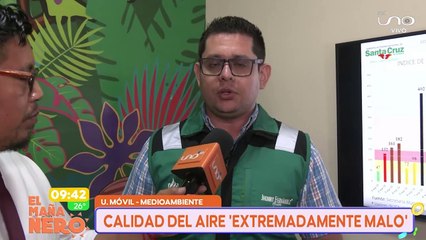 scz Calidad del aire extremadamente malo
