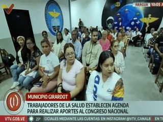 Aragua | Trabajadores del sector salud participaron en asamblea del Bloque Histórico