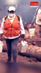 JOVEN HÉROE: LUCHA CONTRA EL FUEGO JUNTO A SU FAMILIA