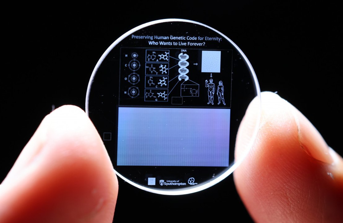 DNA stored on crystal could bring humanity back to life in event of extinction