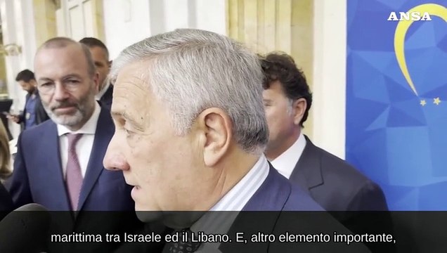 Tajani: Lavoriamo per il cessate il fuoco in Libano e a Gaza