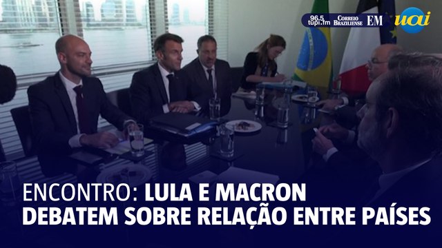 Lula se reúne com Macron em Nova York