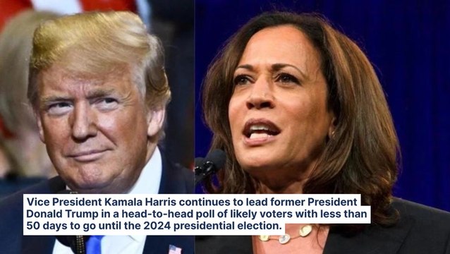 Harris Vs. Trump: 2024 Election Poll Shows Good, Bad News For Each Candidate