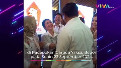 Momen Prabowo Goda Titiek Soeharto, Bikin Salah Tingkah!