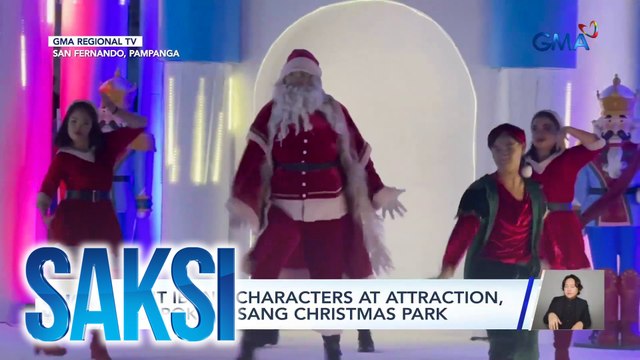Iba't ibang characters at attraction, tampok sa isang Christmas park | Saksi
