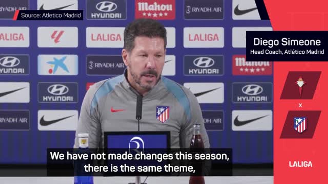 Only players can change fixture schedule - Simeone