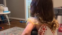 Little girl performs 'You Are My Sunshine' with heartfelt emotion and joy