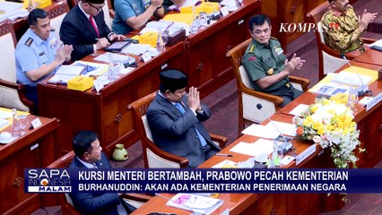 [FULL] Kursi Menteri Bertambah, Prabowo akan Pecah Kementerian