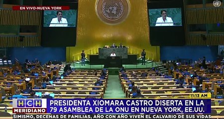 En la ONU, Castro destaca el fin de las ZEDE; condena asesinato de Juan López, y advierte no permitirá que "10 familias poderosas" secuestren Honduras