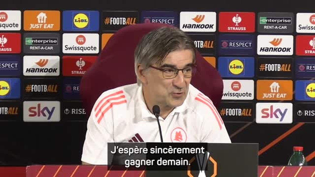 Roma - Juric : "Je ne pense qu'à la victoire"