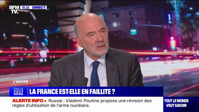 Pierre Moscovici (premier président de la Cour des comptes): Le prochain budget est un budget très difficile