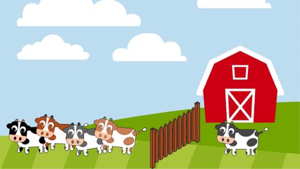 Counting Cows | Educational fun videos for kids | Nursery Rhyme for Kids
