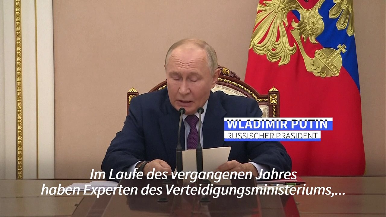 Putin kündigt "klarstellungen" bei russischer atomwaffendoktrin an