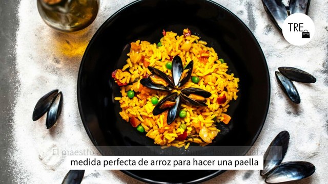 El maestro arrocero José Luis Berlanga desvela cuál es la medida perfecta de arroz para hacer una paella